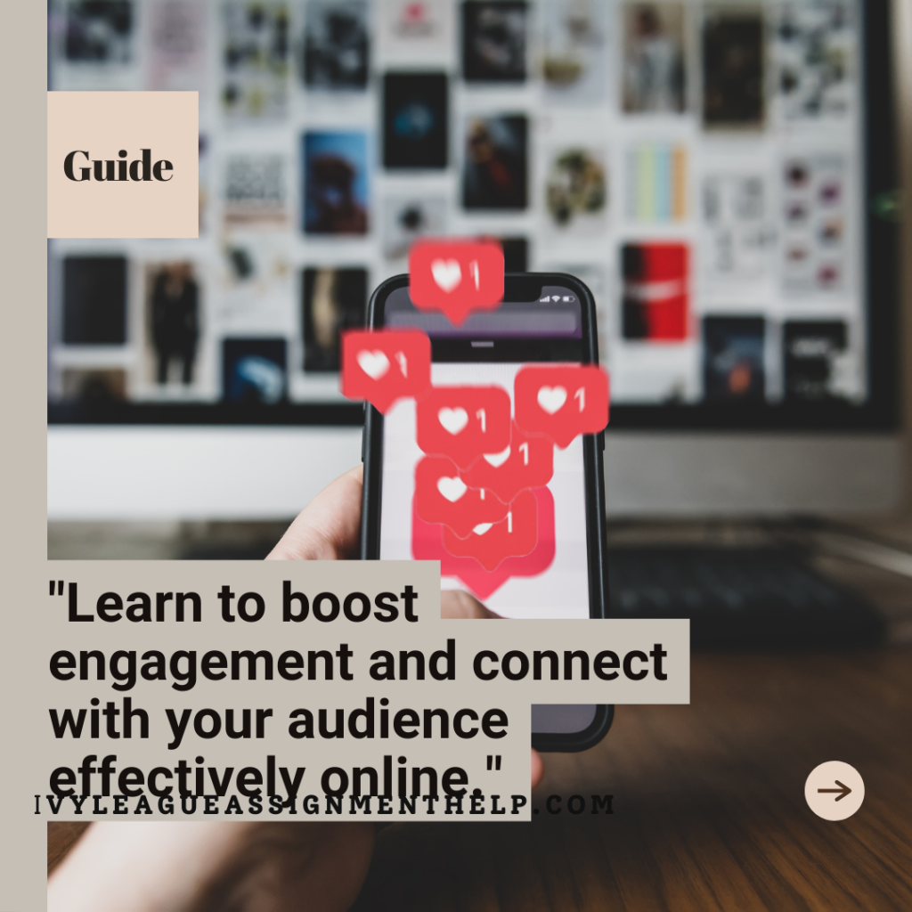 Image showing how to connect and boost engagement effectively online.