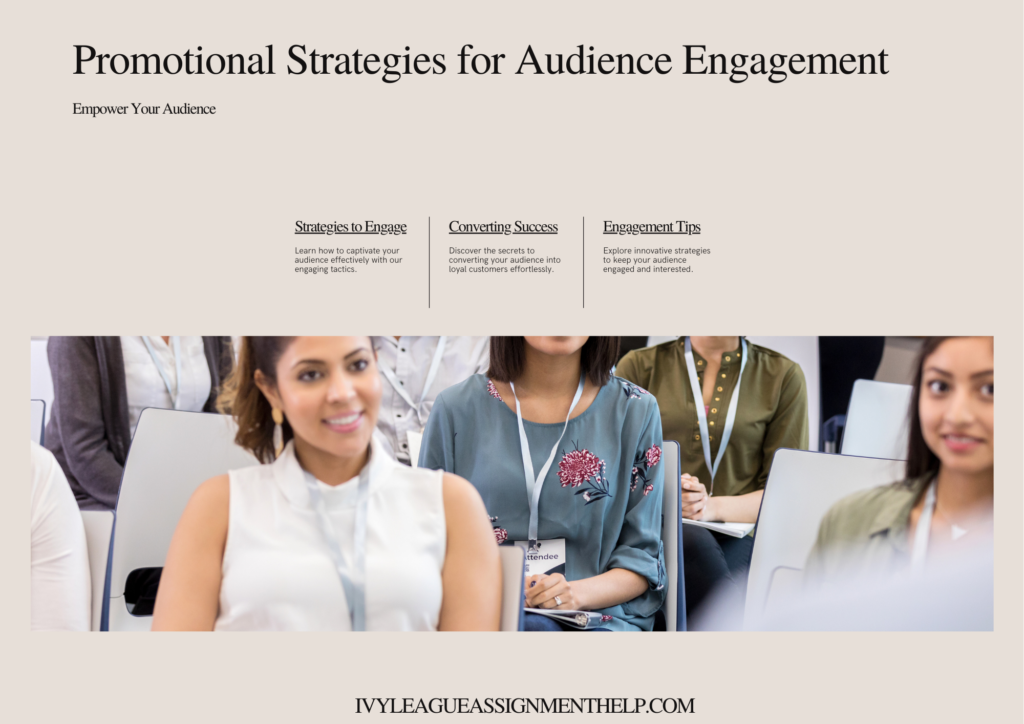 Image showing promotional strategies for audience