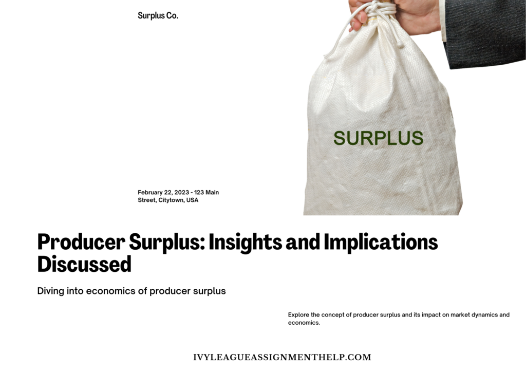 Image showing producer surplus