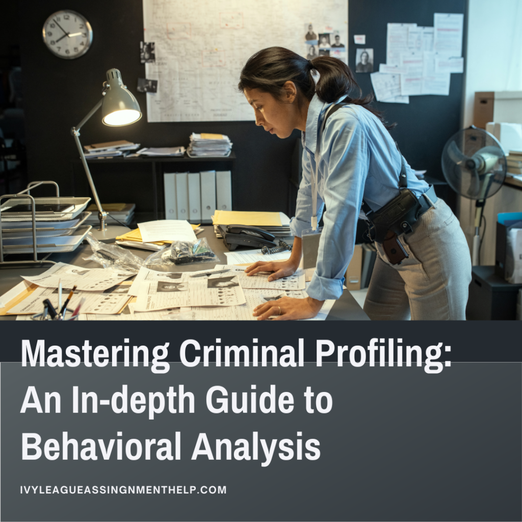 Image showing mastering criminal profiling