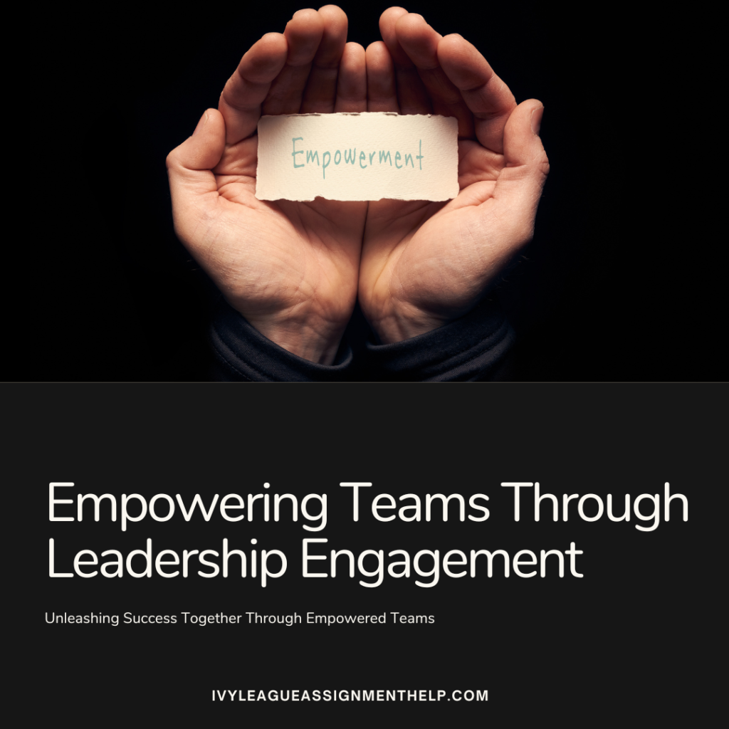 Image showing empowering teams through leadership engagement