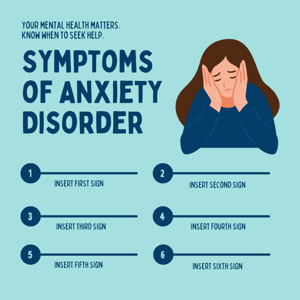 Image showing symptomps of anxiety