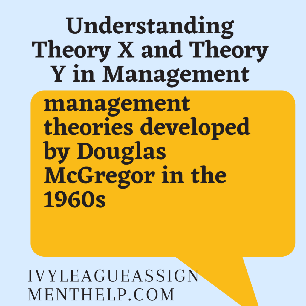 Image showing understanding theory of X and Y in management